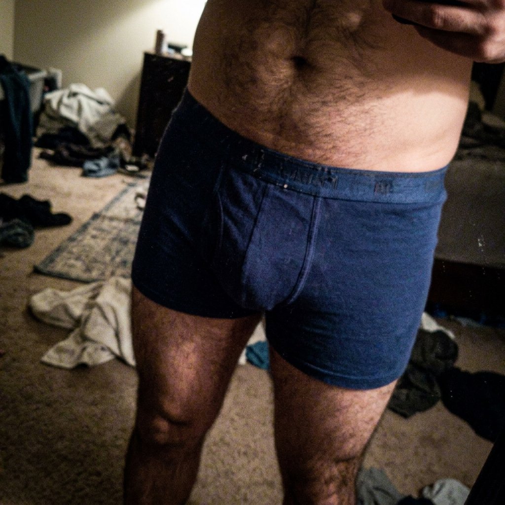 Cueca Boxer Azul Mash Algodão Confort