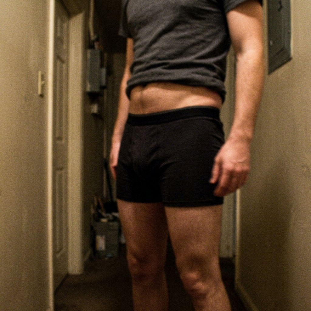 Cueca Boxer Lupo Preta Microfibra Worn