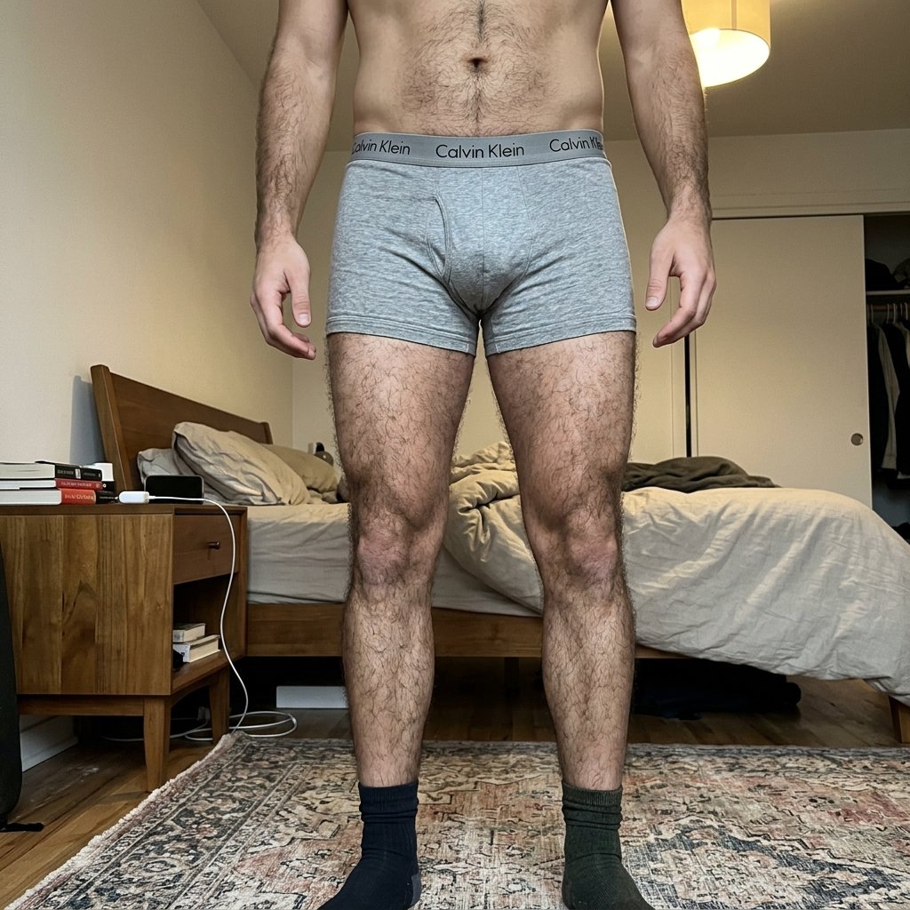 Cueca Boxer Calvin Klein Mescla Cinza