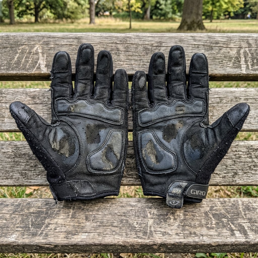Luvas de Ciclismo Dedos Curtos Pretas