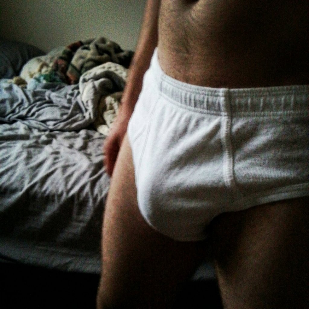 Cueca Slip Mash Branca Frente Confort