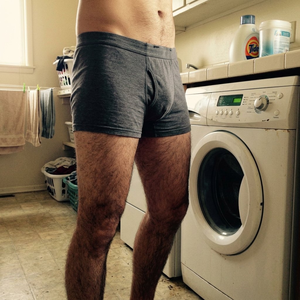 Cueca Boxer Algodão Mescla Lavanderia