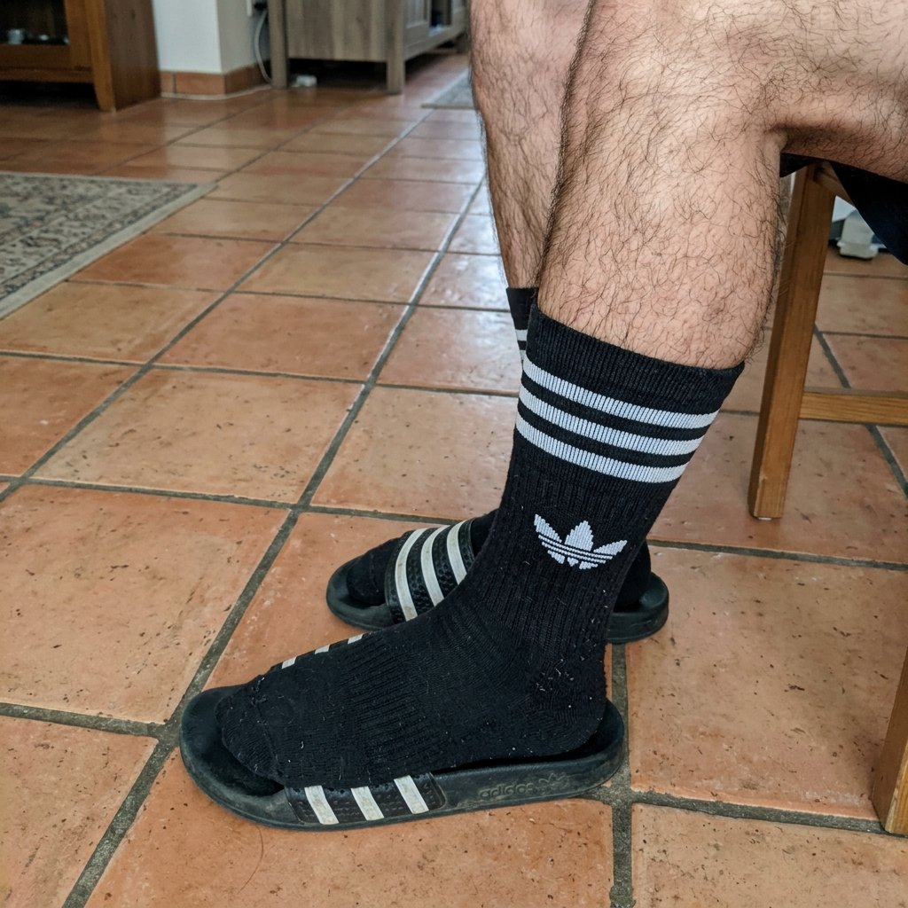 Meias de Treino Cano Médio Adidas