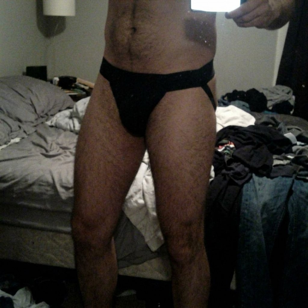 Cueca Jockstrap Mash Preta Confort