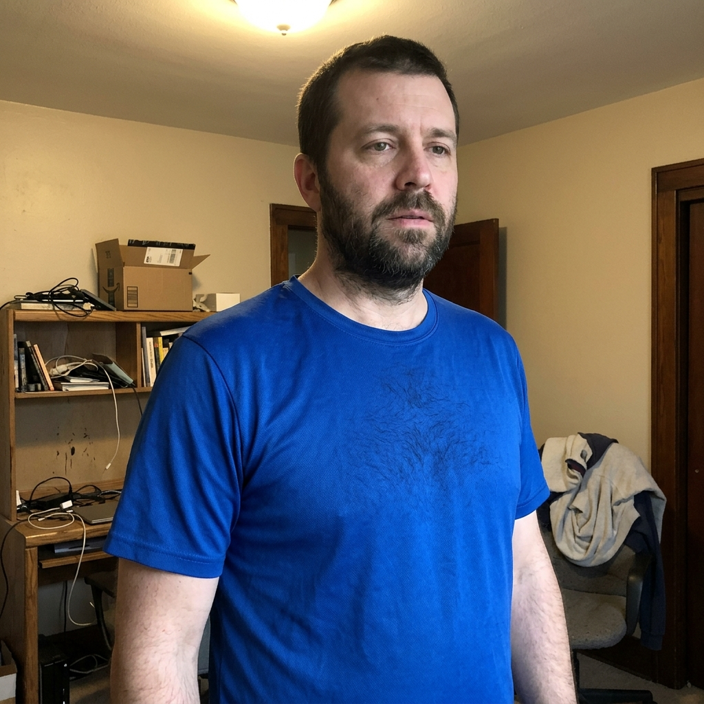 Camiseta Dry-fit Azul Academia
