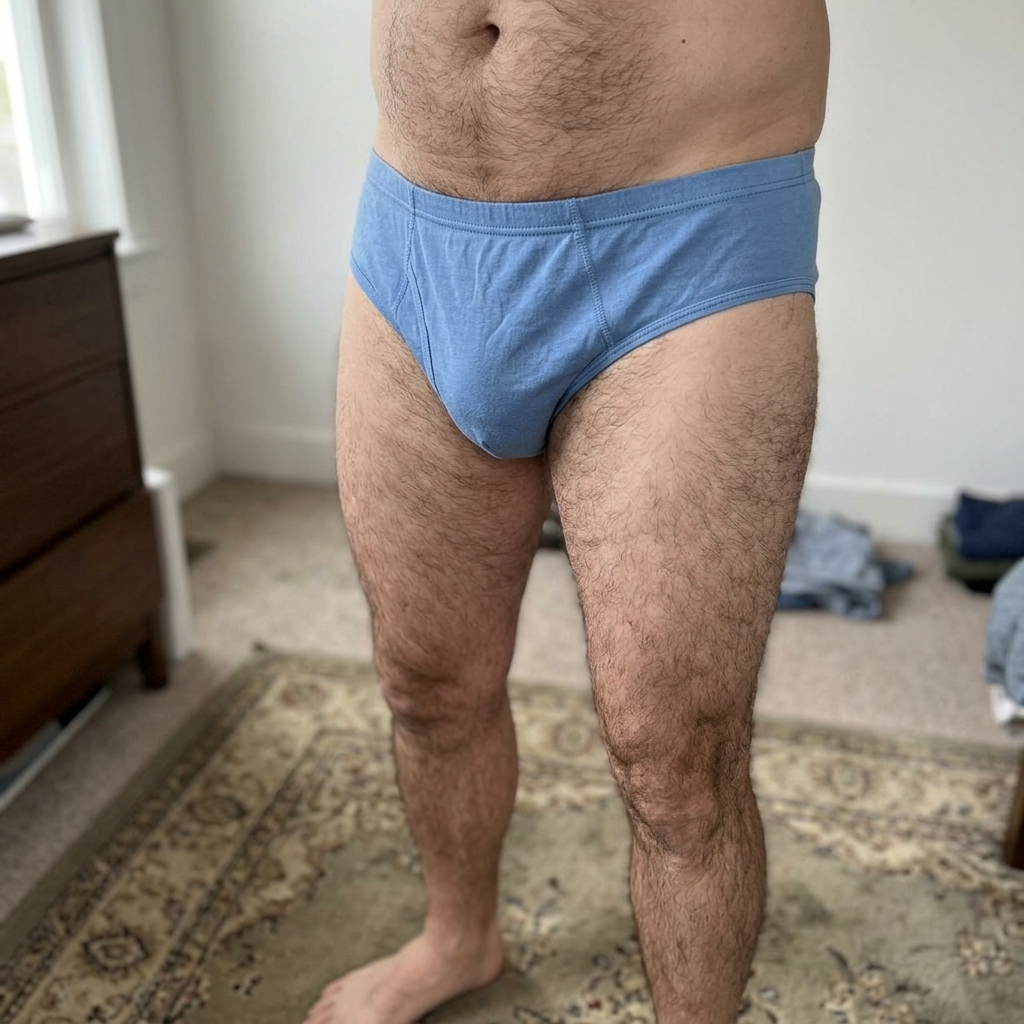 Cueca Slip Mash Azul Claro