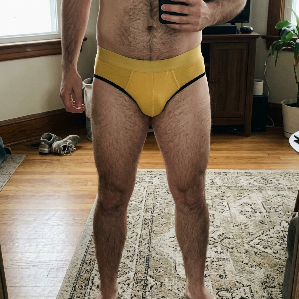 Cueca Slip Amarela Lupo Sport