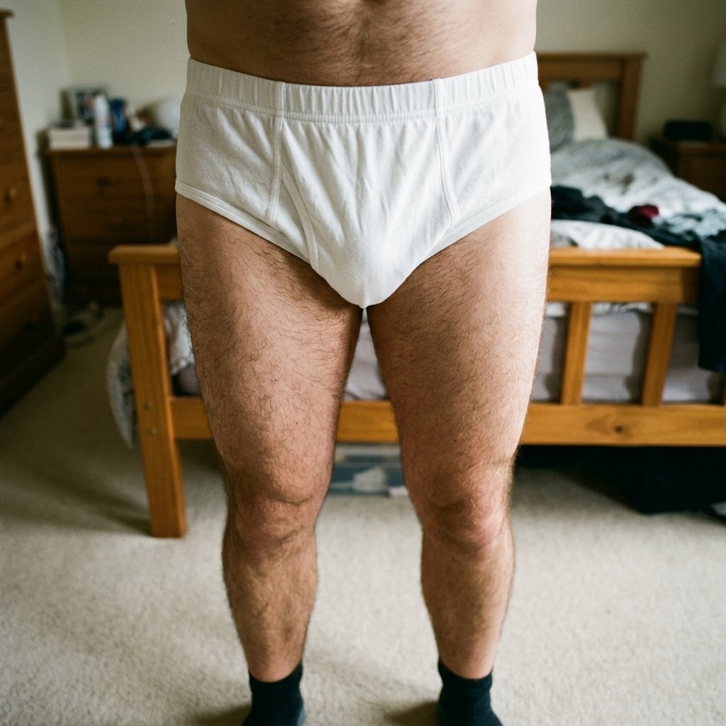 Cueca Slip Lupo Branca Algodão