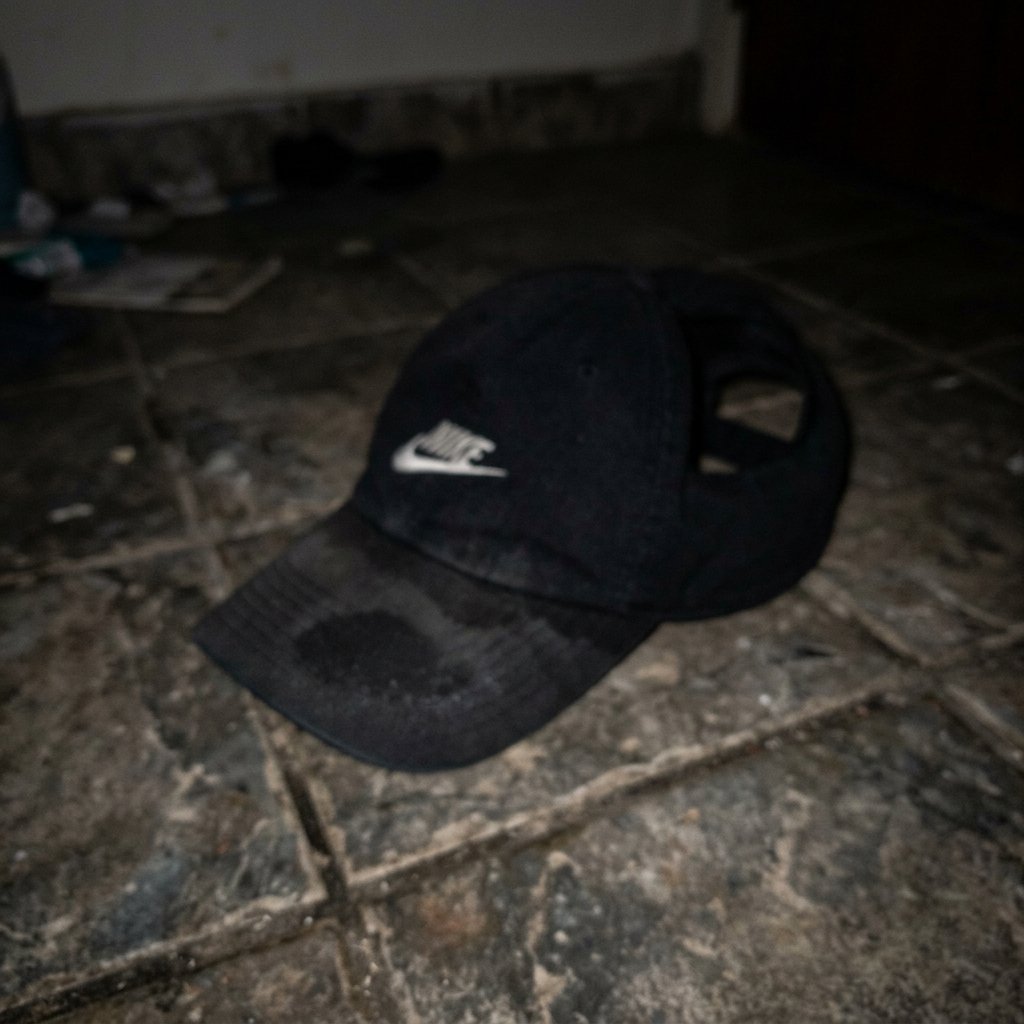 Boné Esportivo Adidas Worn-Out Preto 2