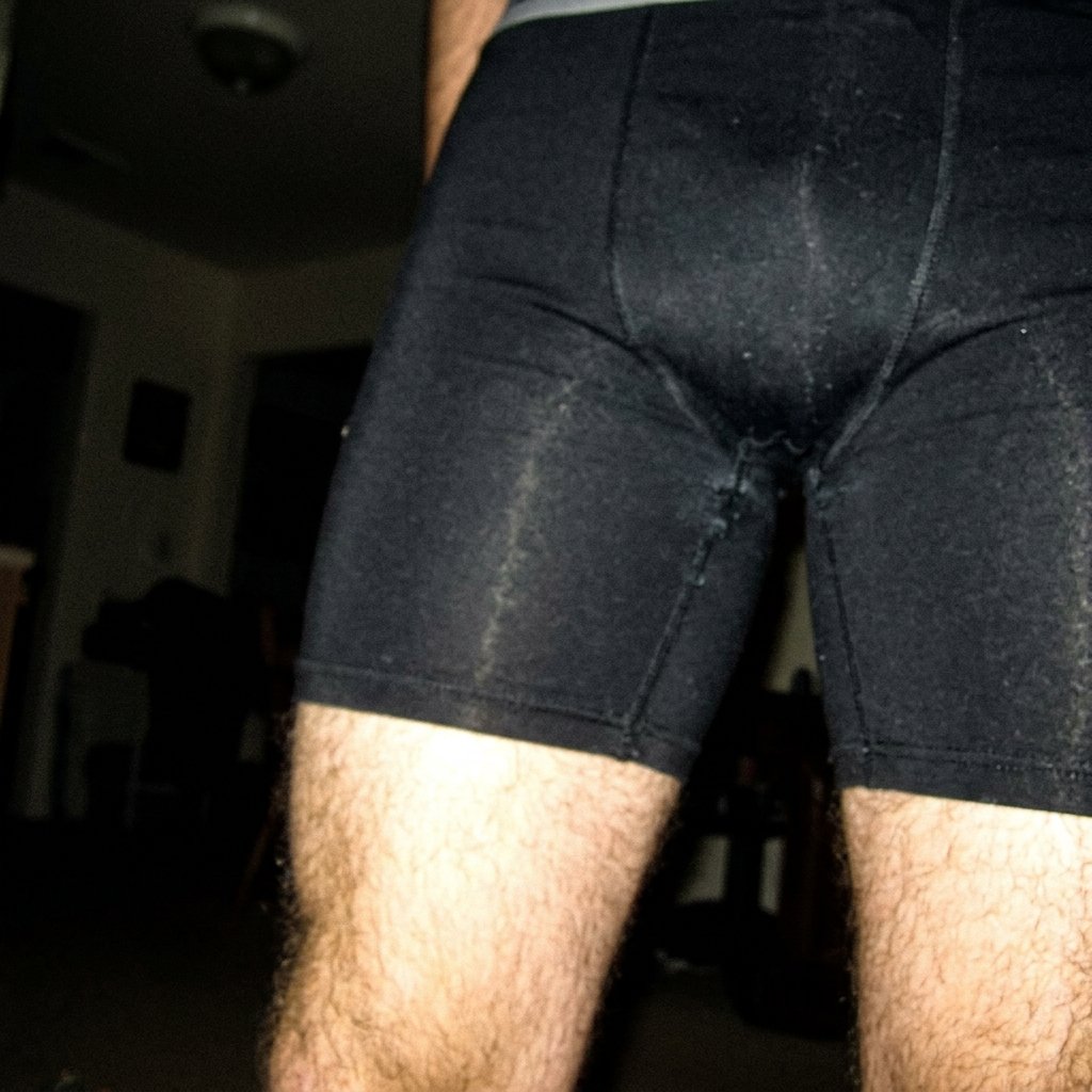 Shorts de Compressão de Treino Preto Usado