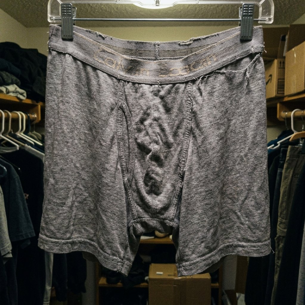 Cueca Boxer Lupo Cinza Muito Usada