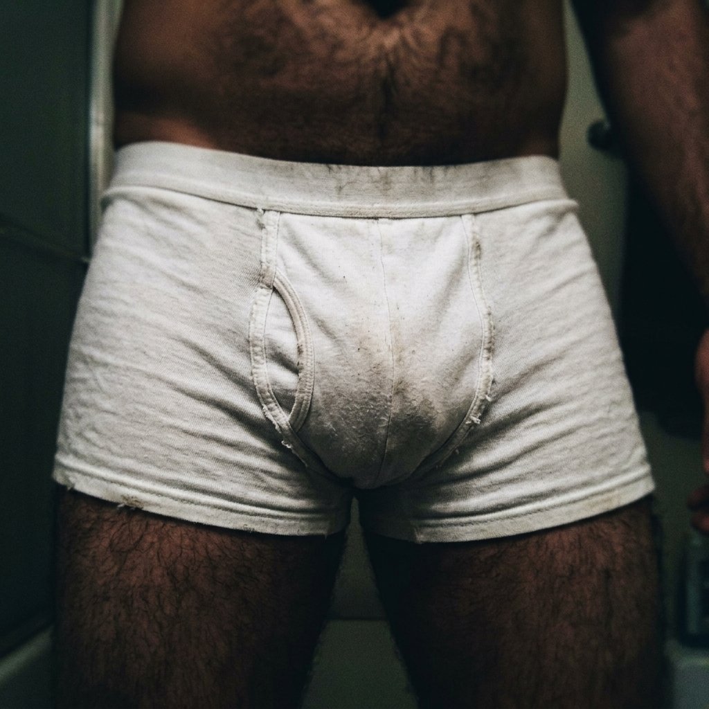 Cueca Boxer Lupo Branca Muito Usada Hairy